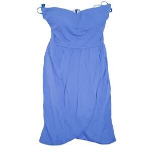 Elisabetta Franchi mini dress sheath strapless size 40 US 4 XS